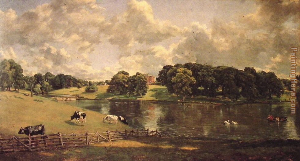 Wivenhoe Park painting - John Constable Wivenhoe Park art painting